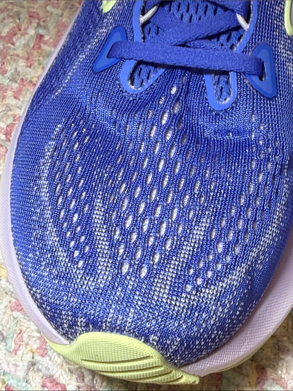 Brooks Women’s Glycerin GTS 22 Running Shoes in Royal Blue with Lime 🍋🟩 Green - Picture 13 of 15